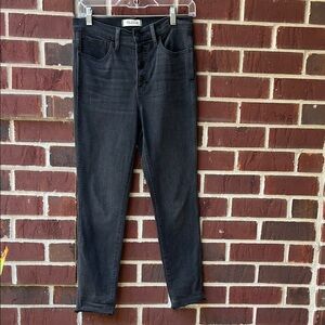 Madewell Charcoal Skinny Jeans